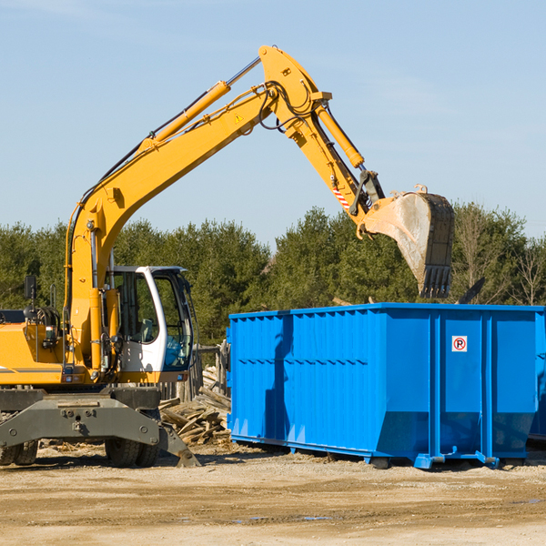 can i choose the location where the residential dumpster will be placed in Hapeville GA